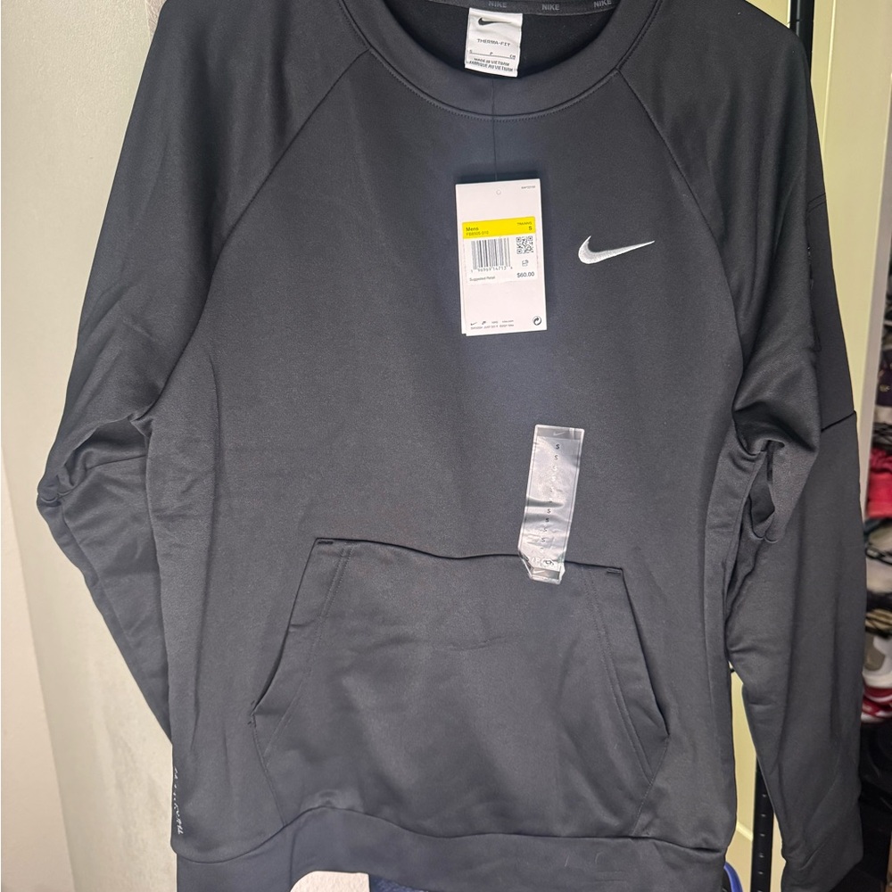 Nike Black Crewneck Sweater Long Sleeve